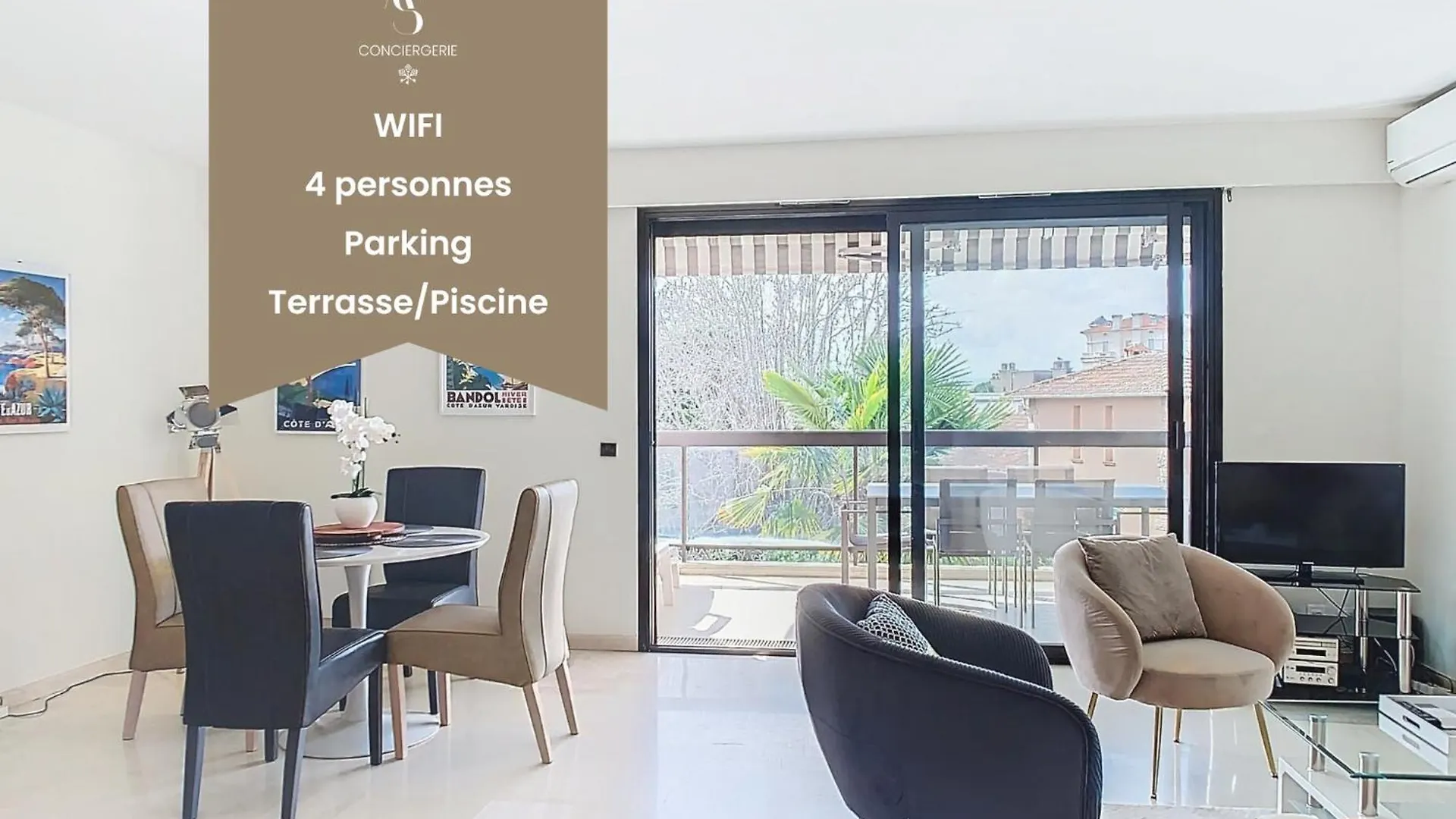 Apartament Parc - 4 Pers 60M2 - Piscine - Climatise Cannes